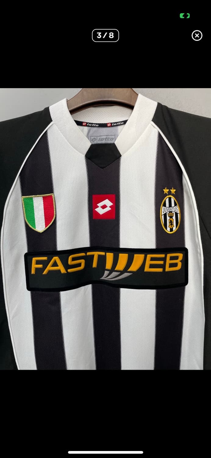 로또 02-03 유벤투수 델피에로 유니폼 반팔  A3669 상품이미지3