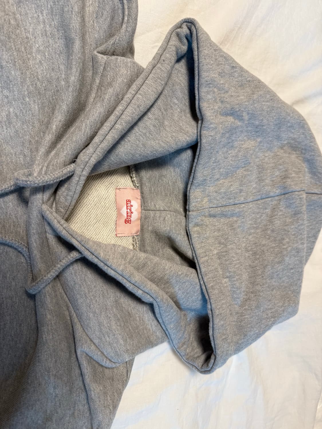 아이링마켓 조거후드티 후드티셔츠 그레이 상품이미지7