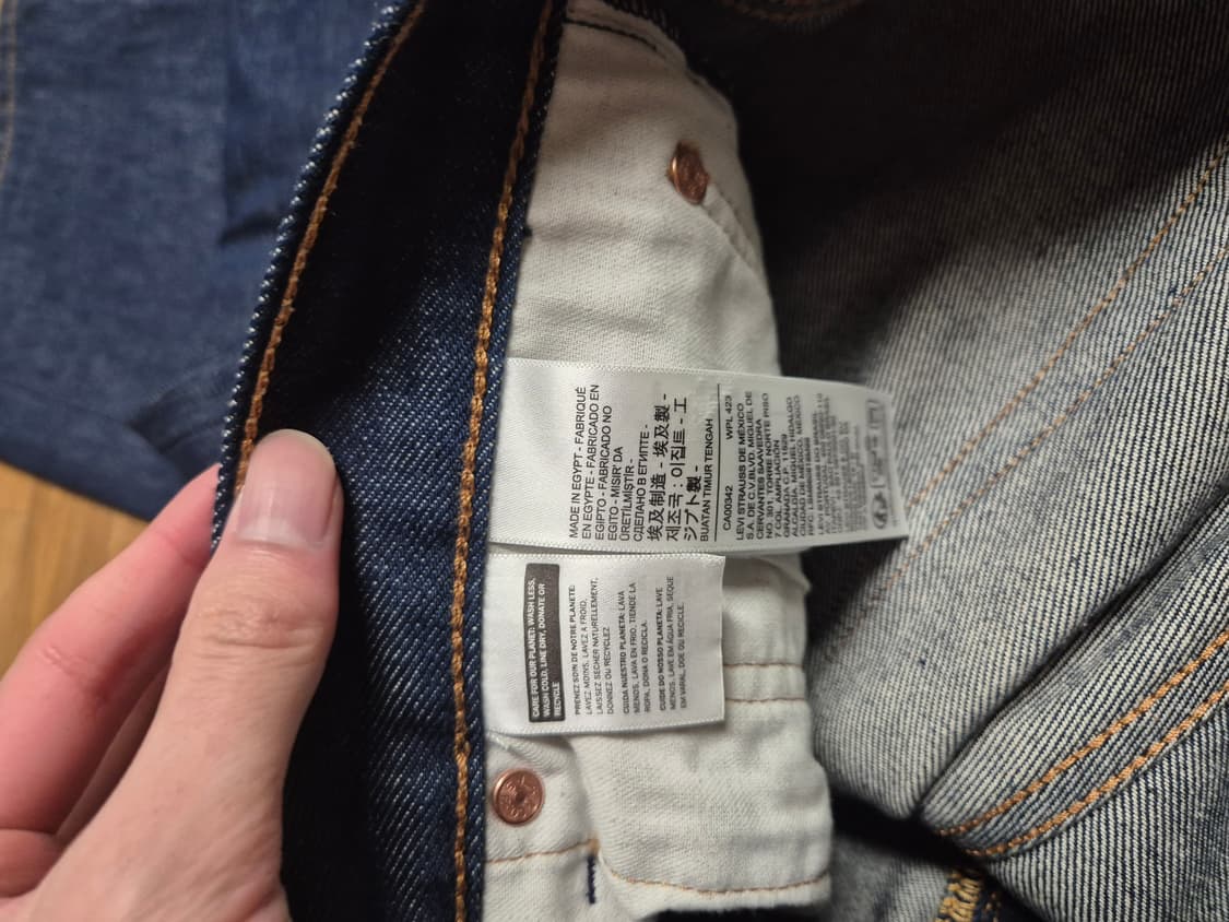 리바이스 오리지널 리지드 501 34x34 상품이미지4