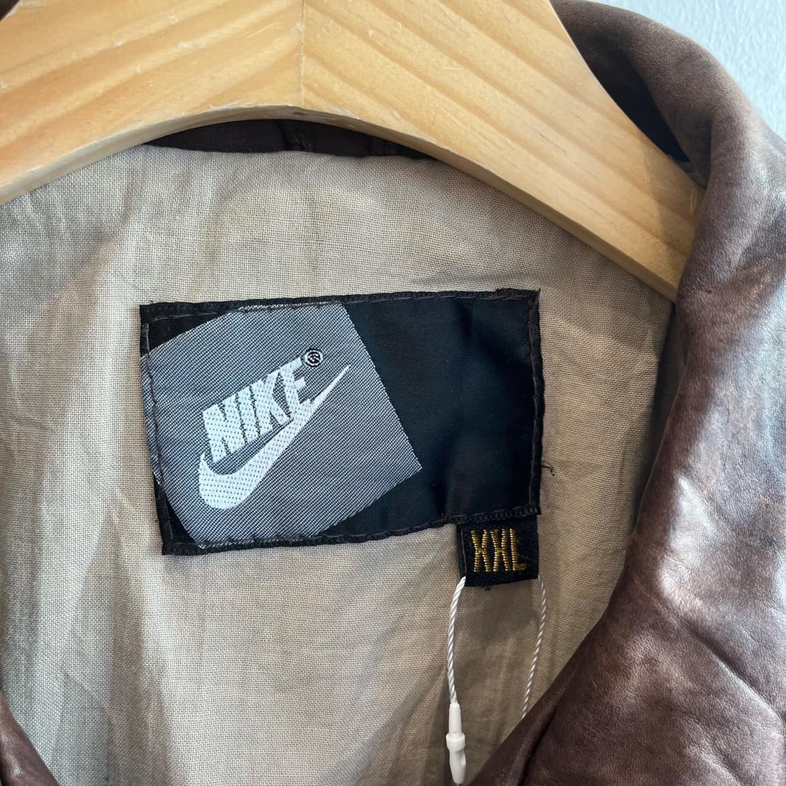 NIKE 나이키 빈티지 리얼레더 자켓 상품이미지4