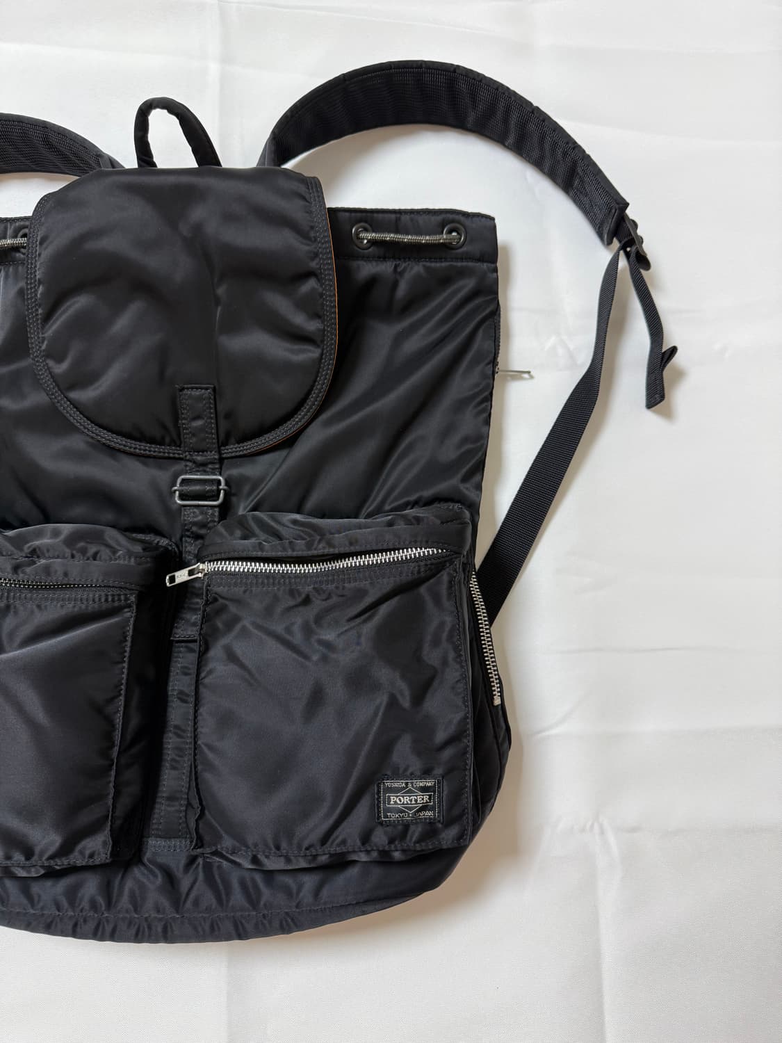 (초미품)PORTER 포터 탱커 백팩 럭색 지퍼 블랙 상품이미지3