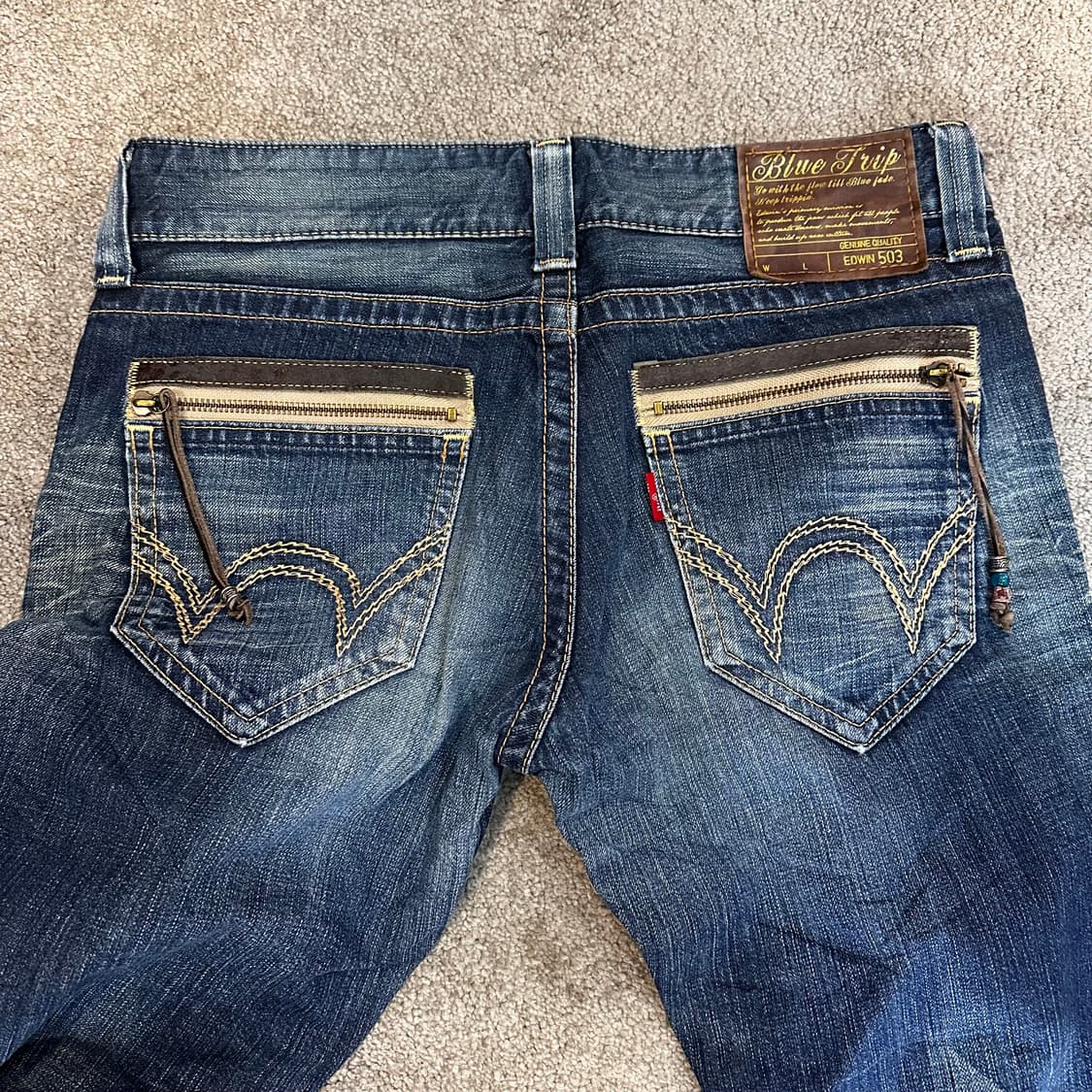 에드윈503 블루트립 에스닉 데님 팬츠(32) 상품이미지4