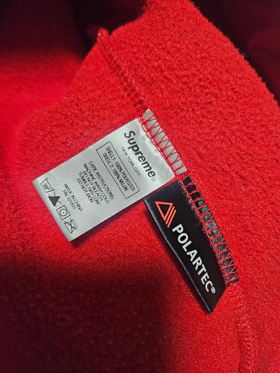 슈프림 18fw 폴라텍 집 업 자켓 S 상품이미지4