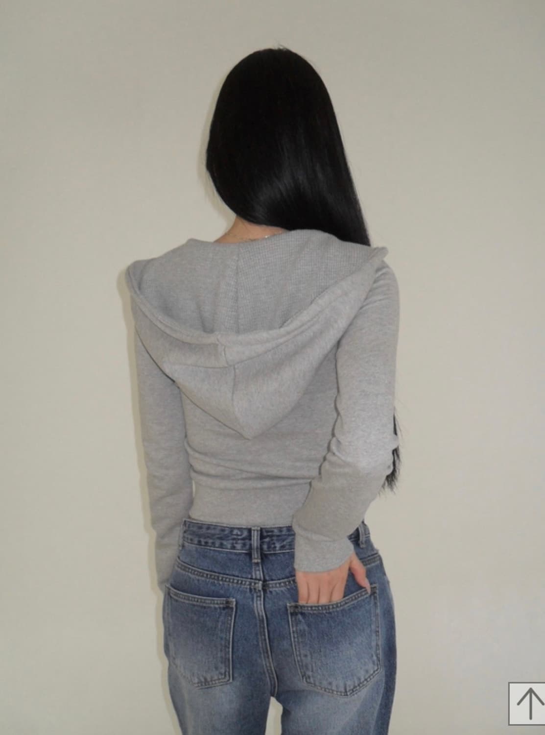 페일제이드 레트로패치 후드집업 그레이(새상품) 상품이미지6