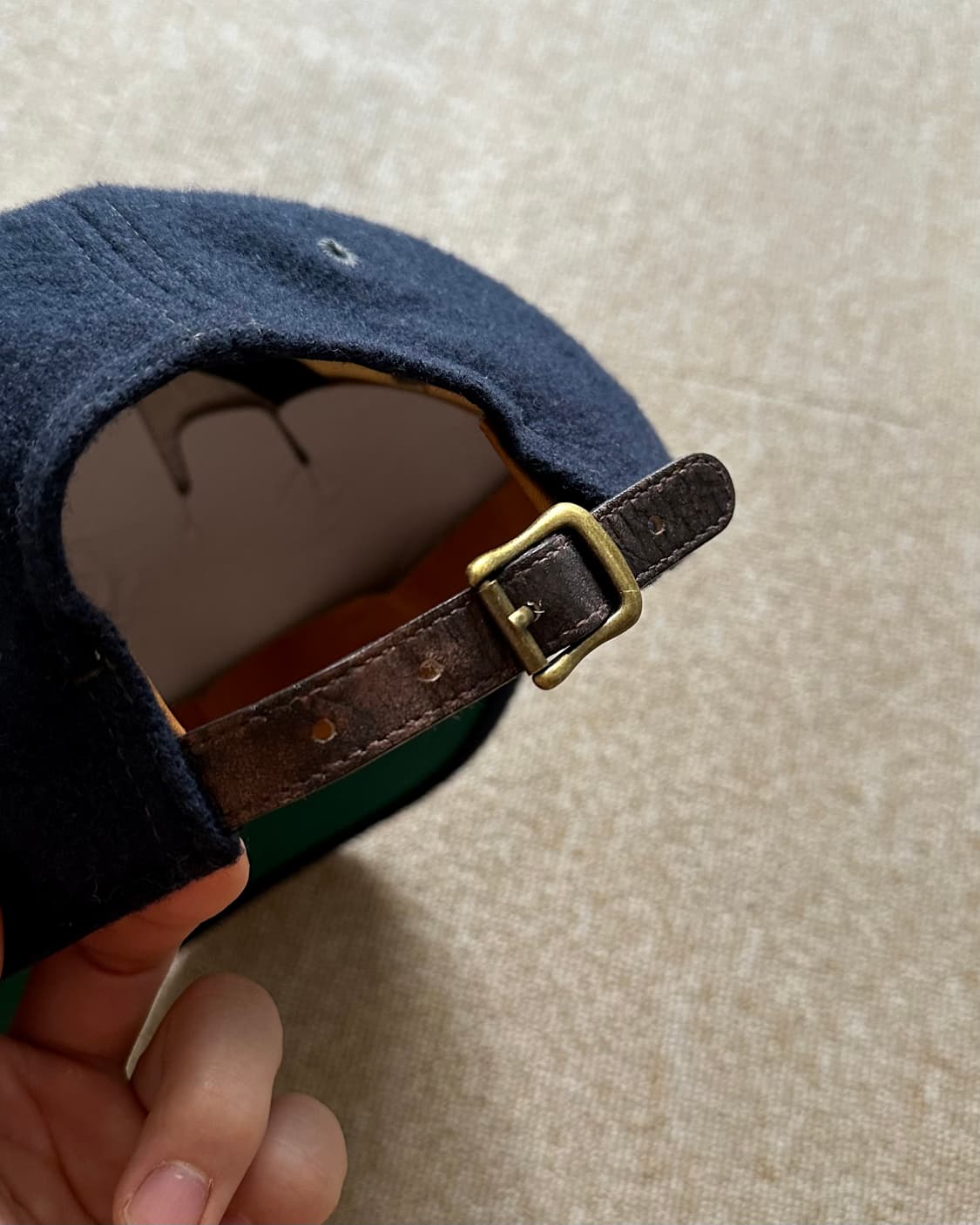 RRL 아플리케 울 블렌드 펠트 볼캡 상품이미지3