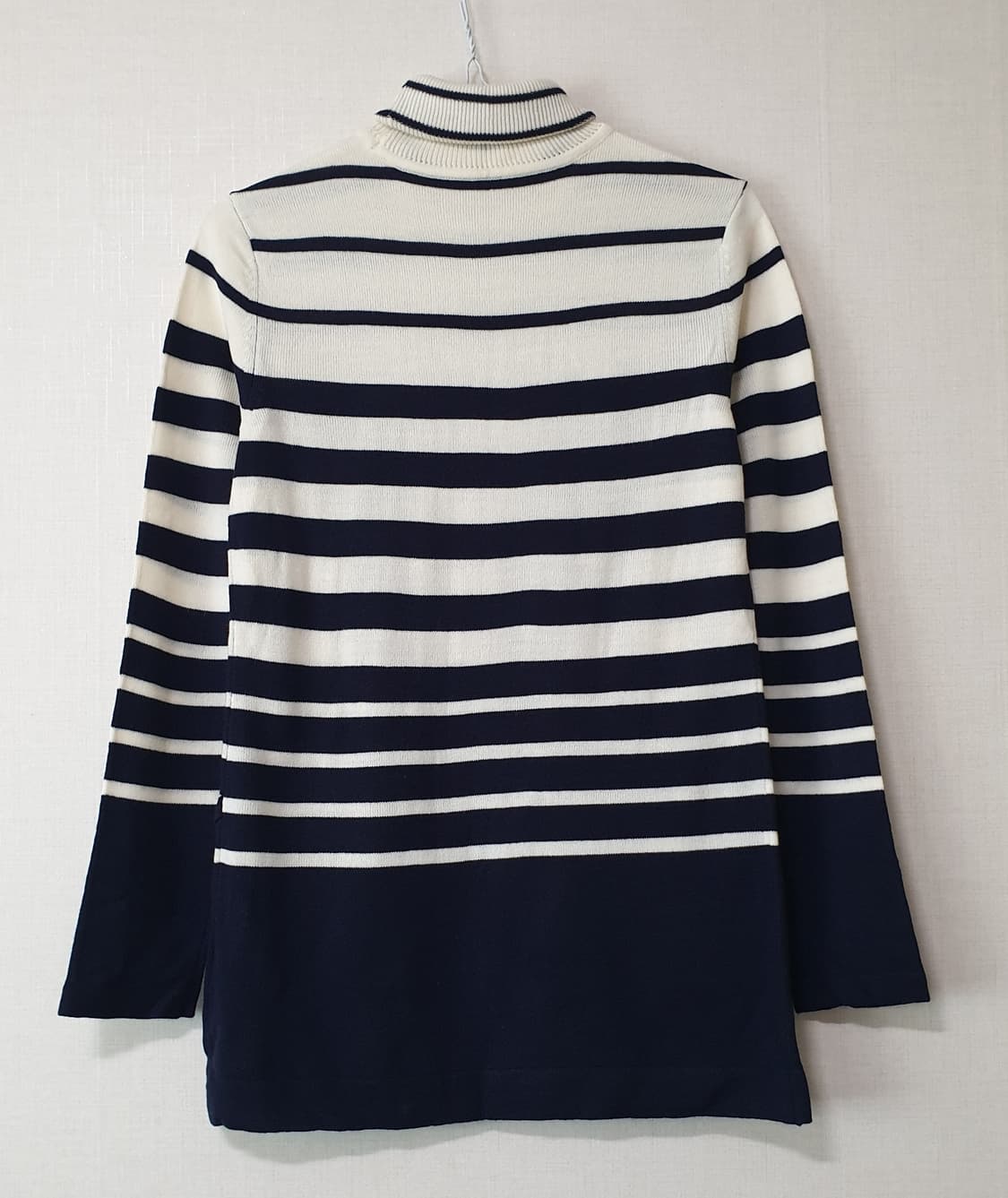 YESSE 예쎄 줄무늬 터틀넥 니트 튜닉 스타일 상품이미지2