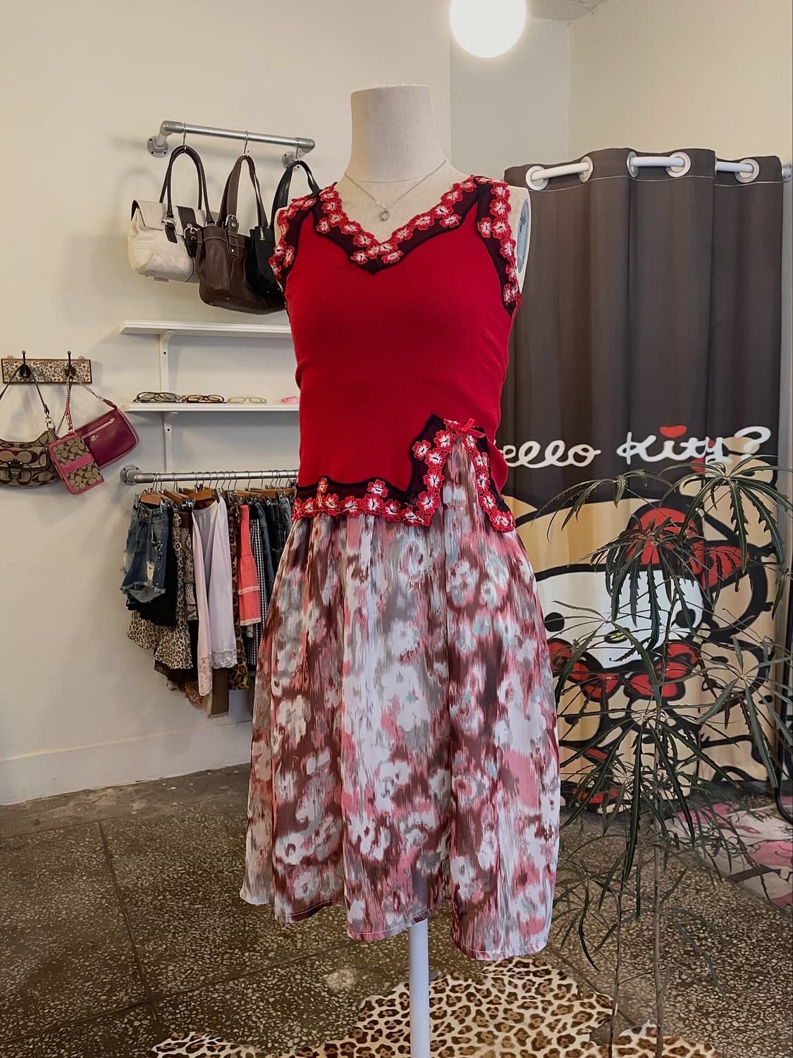 핑크 마블 슬립원피스 [무배] 상품이미지3