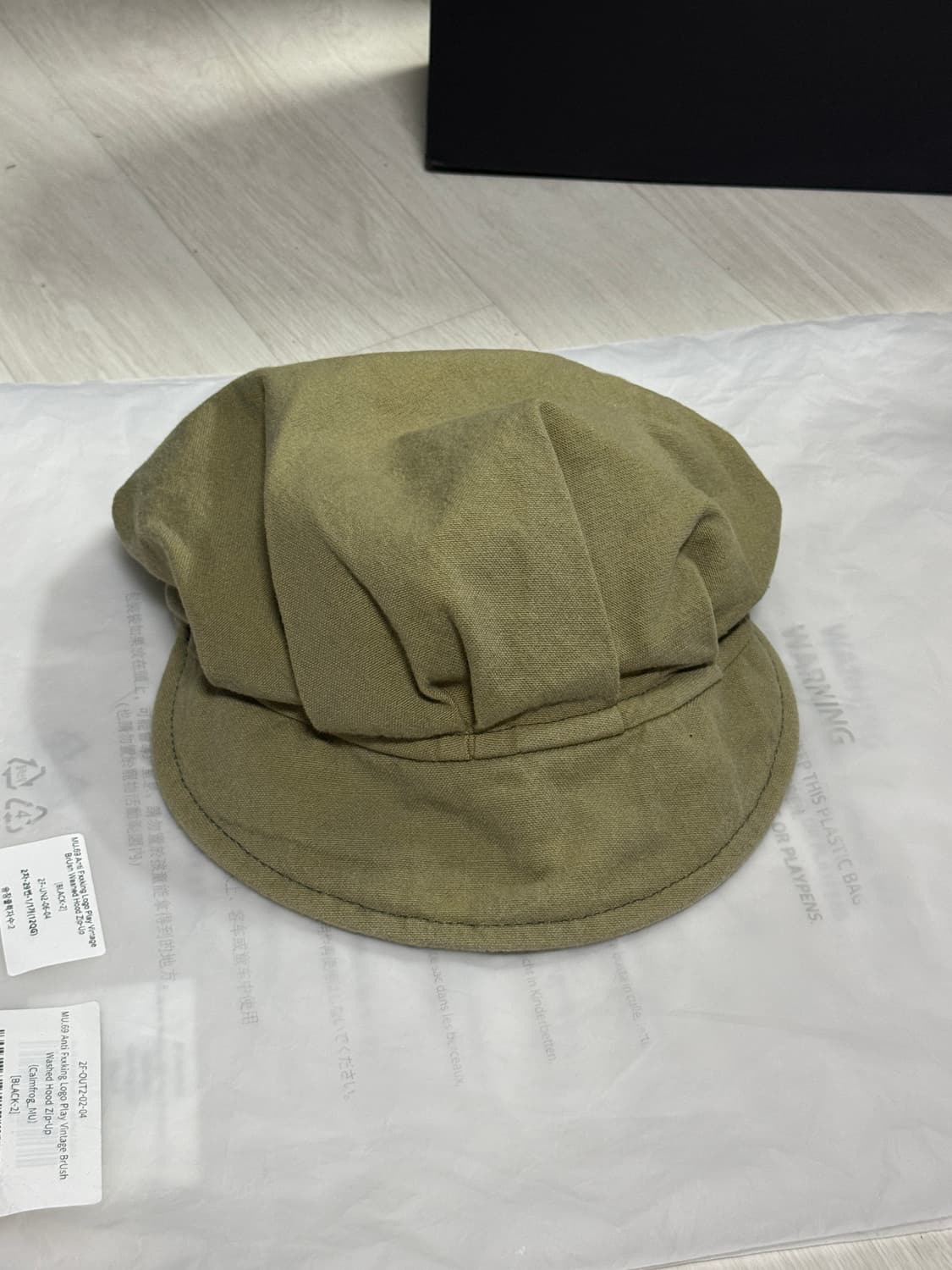 DECHO 빈티지 구제 빵모자 뉴스보이캡 상품이미지1