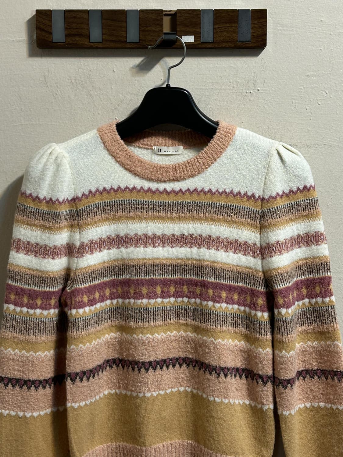 잇미샤 페어아일 패턴 니트 스웨터 상품이미지2