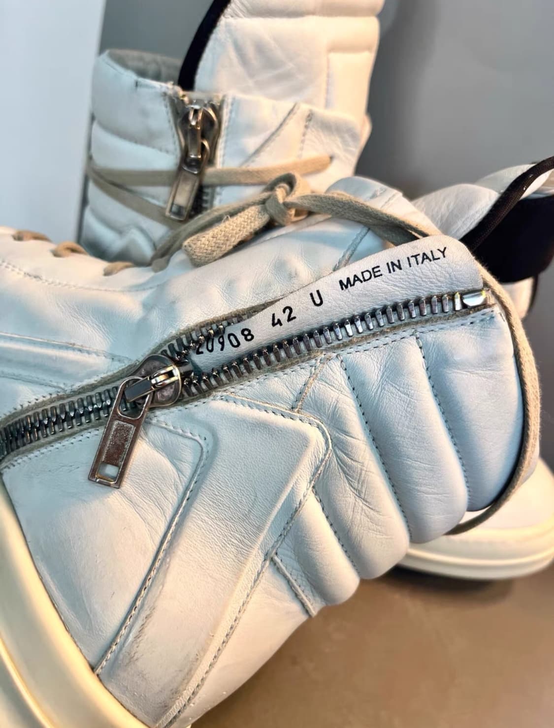 릭오웬스 지오바스켓 밀크 42 상품이미지6