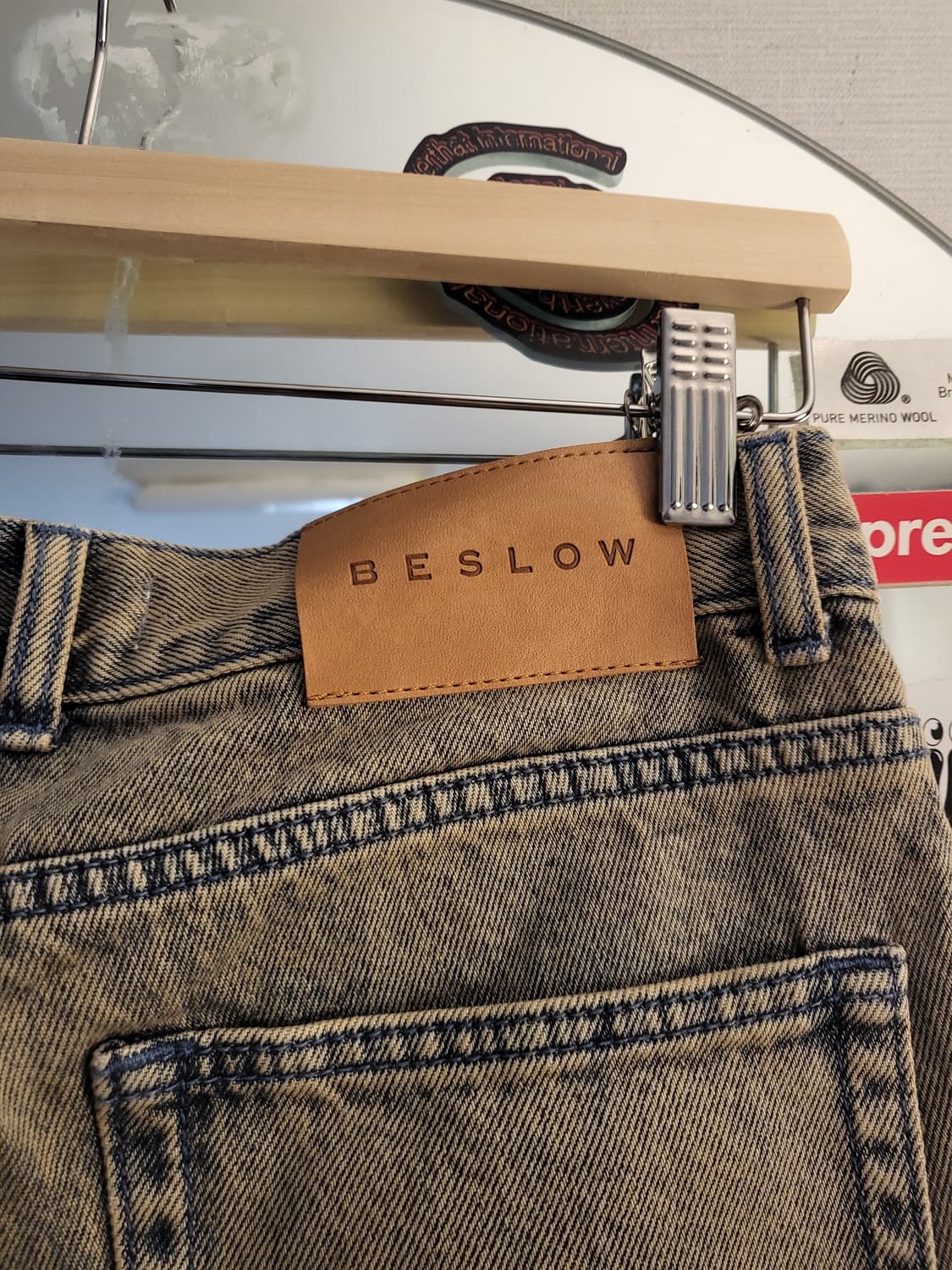 비슬로우 데님 샌드 베이지 28 상품이미지2