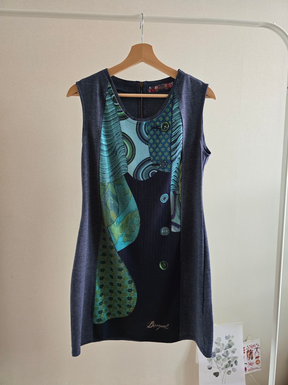 Desigual 그래픽 패널 원피스 (L) 상품이미지1