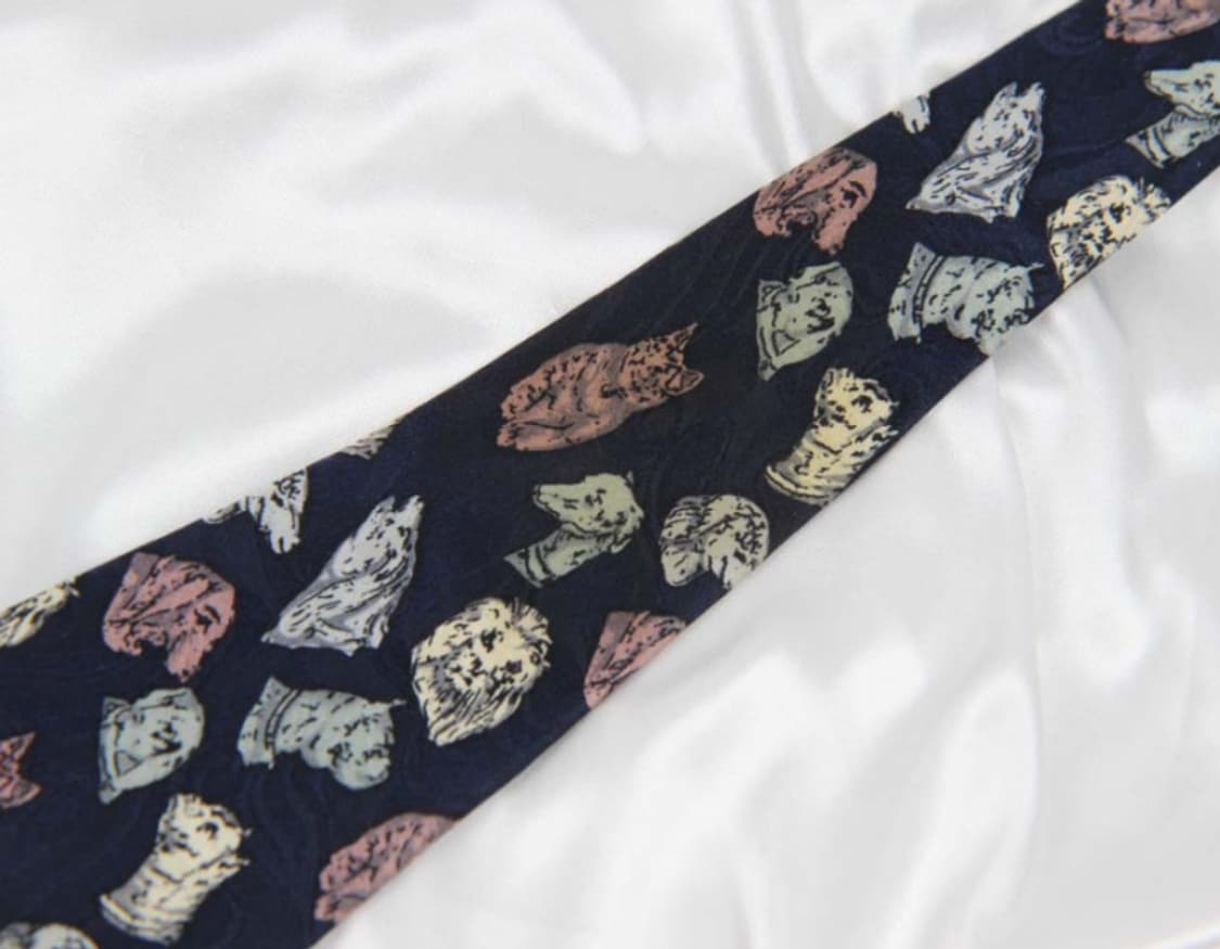 까르뱅 9.3cm A-등급 남자 명품 넥타이 상품이미지6