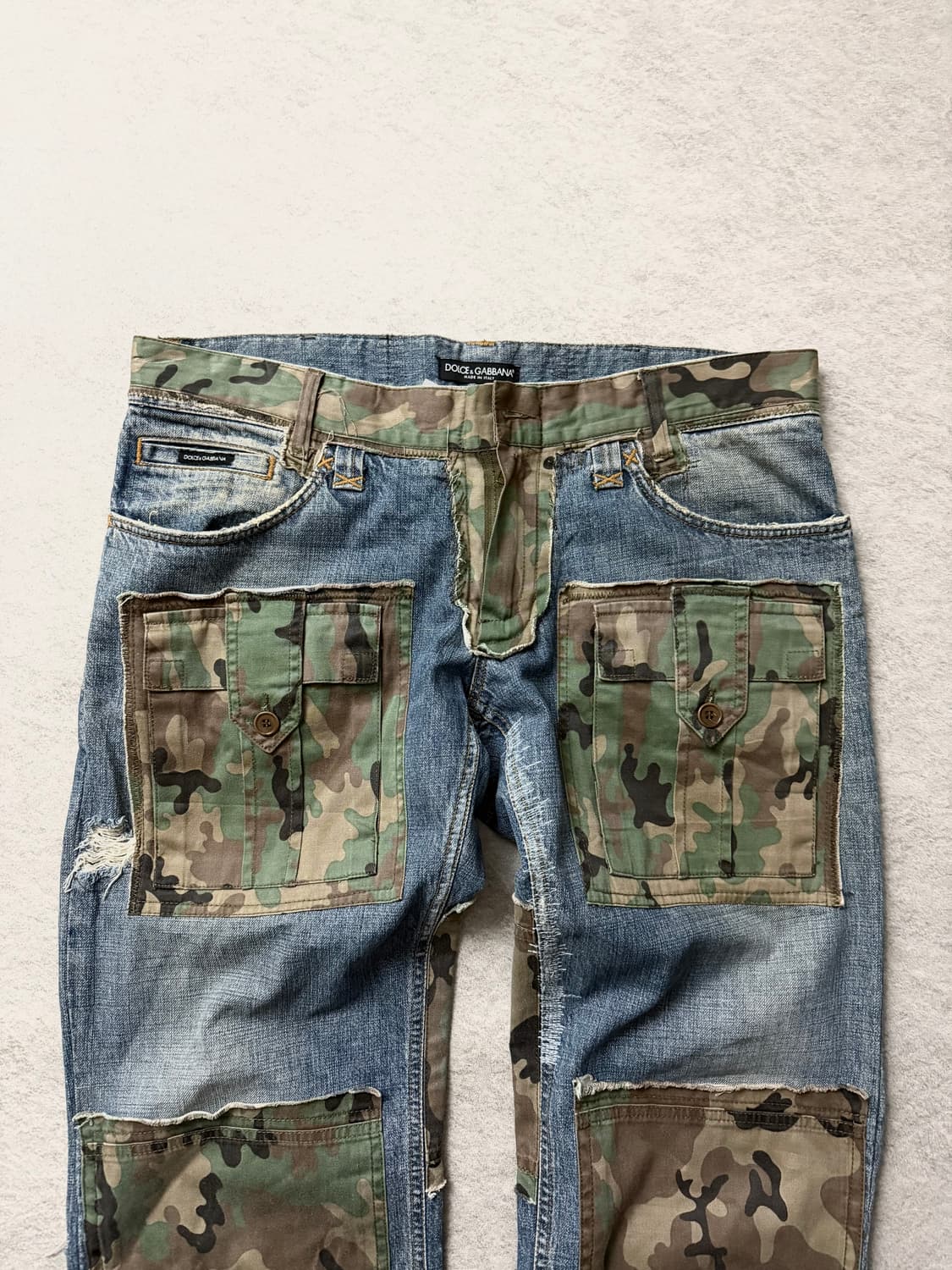 05FW 돌체앤가바나 하이브리드 카고 데님진 상품이미지5