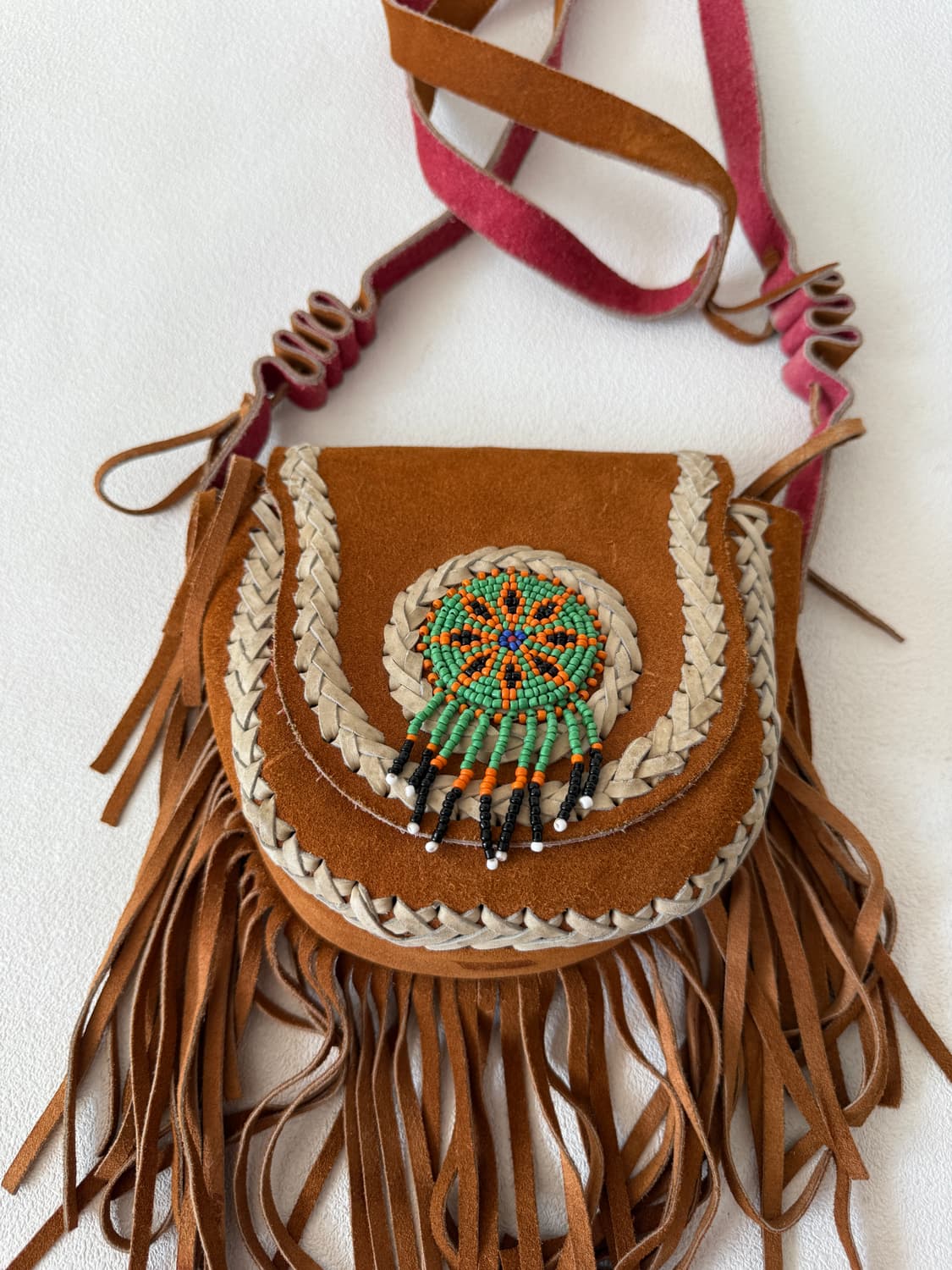 Pre owned 스웨이드 웨스턴 미니백 상품이미지3