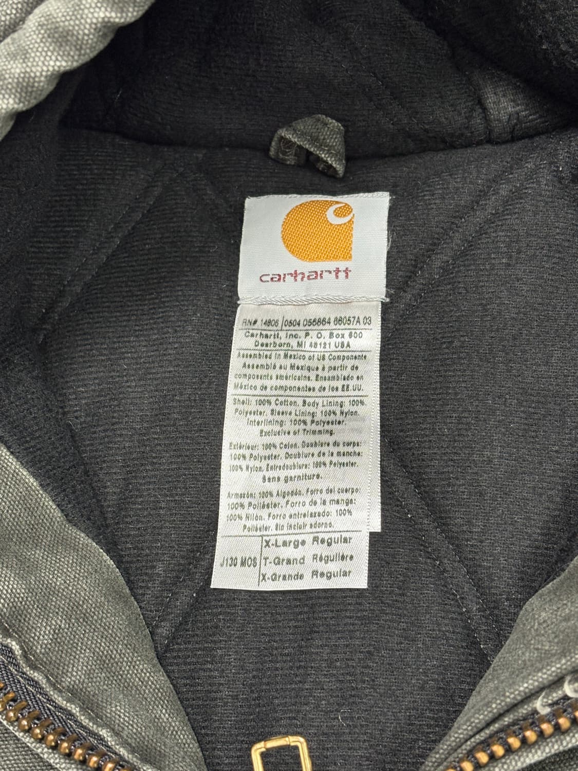 🇲🇽 00s 칼하트 J130 MOS 액티브 자켓 상품이미지7