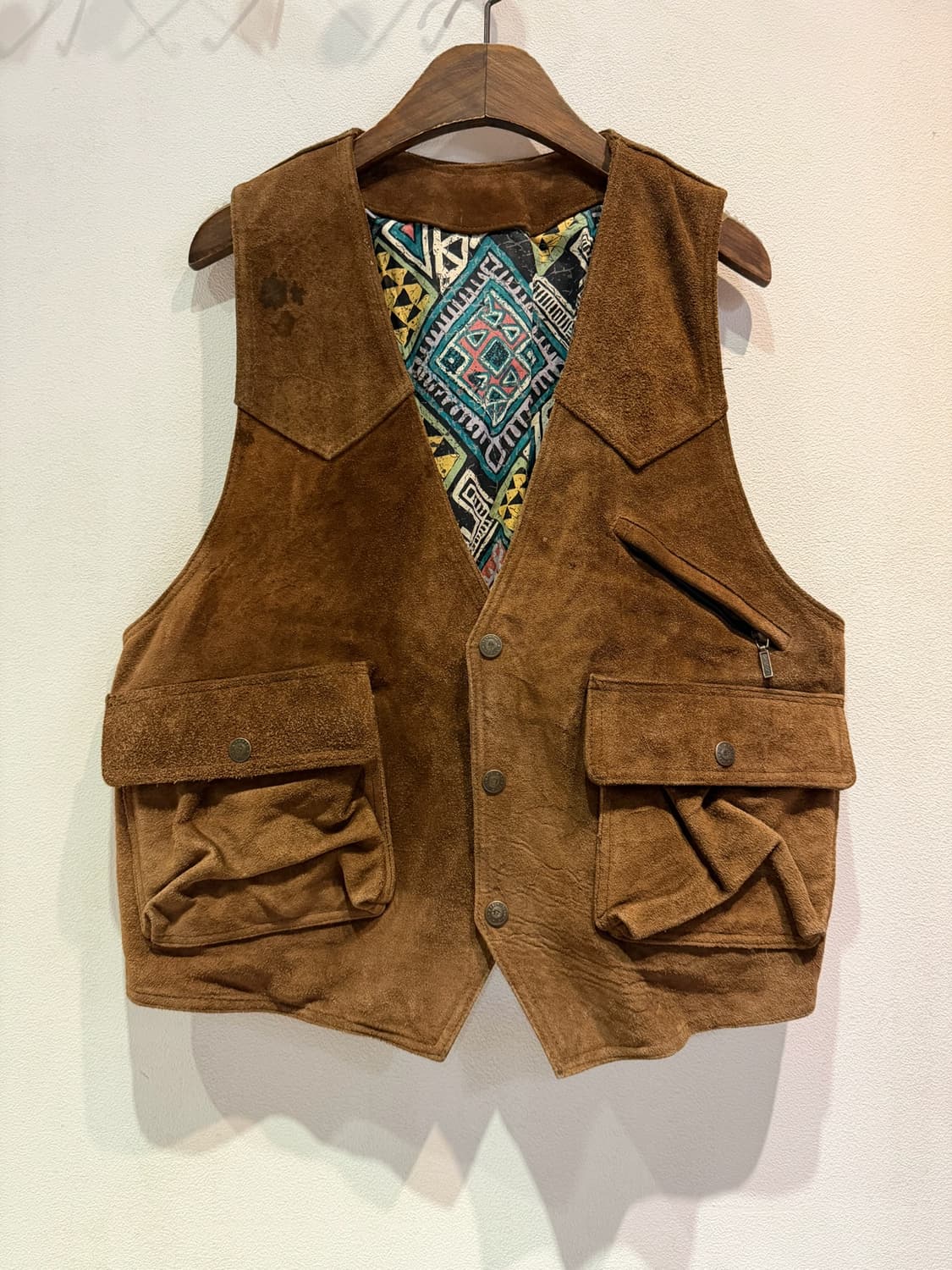 OLYMPIC SEOUL 88 vitage Suede vest 상품이미지1