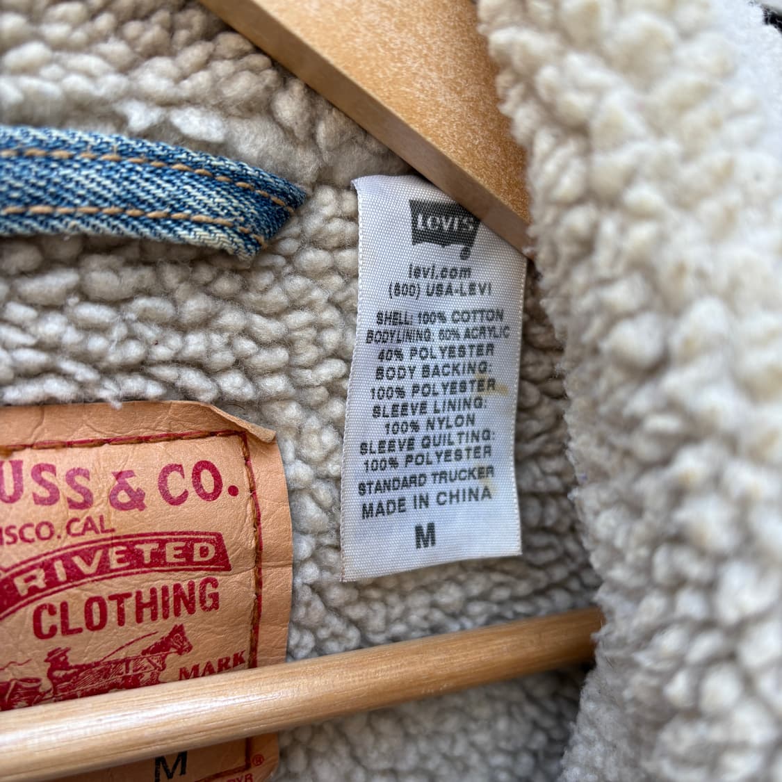 Levi’s 리바이스 데님 쉐르파 자켓 상품이미지10