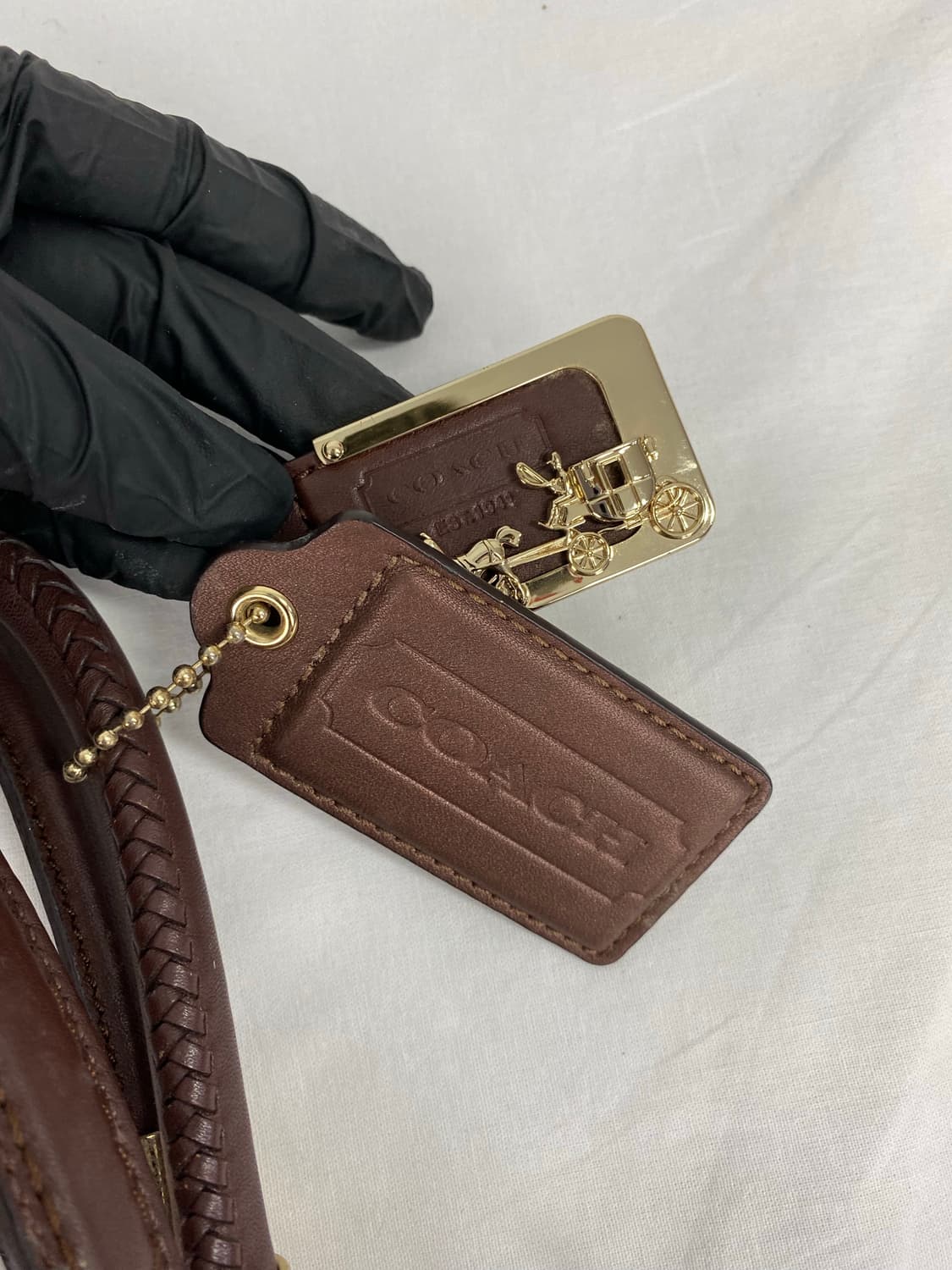 코치 메디슨 캐롤라인 악어 투웨이백 숄더백 토트백 상품이미지3