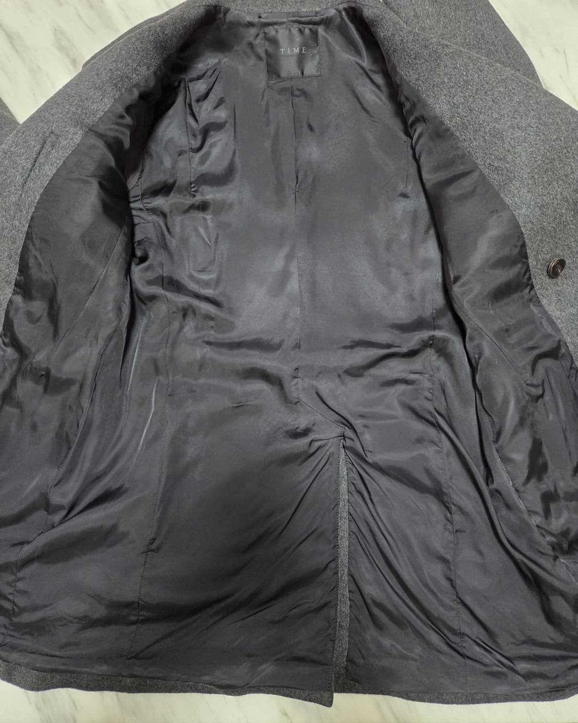 타임옴므 캐시미어 하이넥 하프 코트 상품이미지7