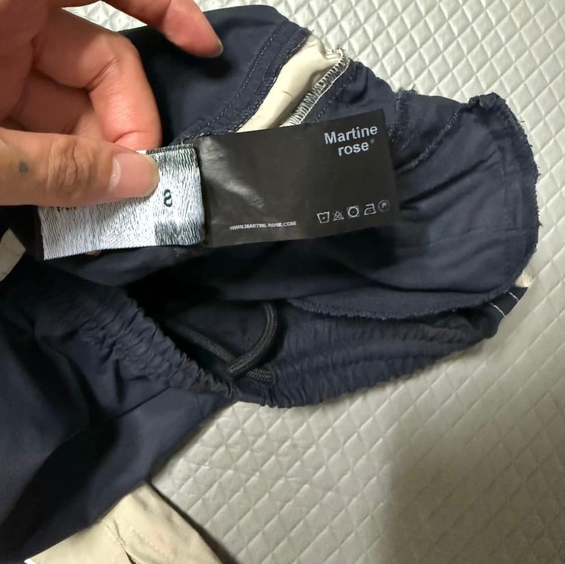 [S] 마틴로즈 스포츠 트랙팬츠 네이비/베이지 상품이미지4