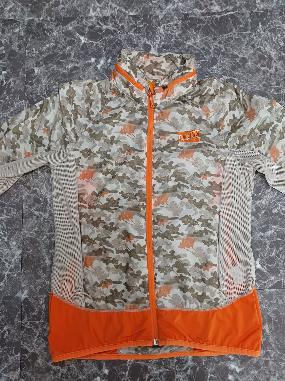 루켄 아웃도어 유니크 나뭇잎 패턴 자켓 90 상품이미지1