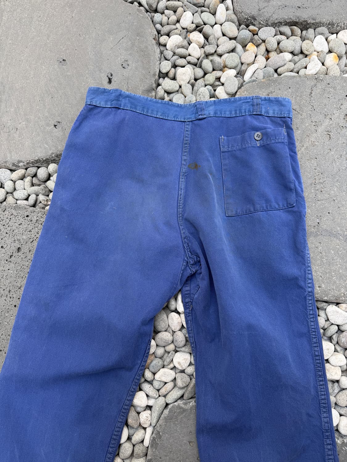 HARD WASHED FADED BLUE OLD 빈티지프렌치워크팬츠 상품이미지10