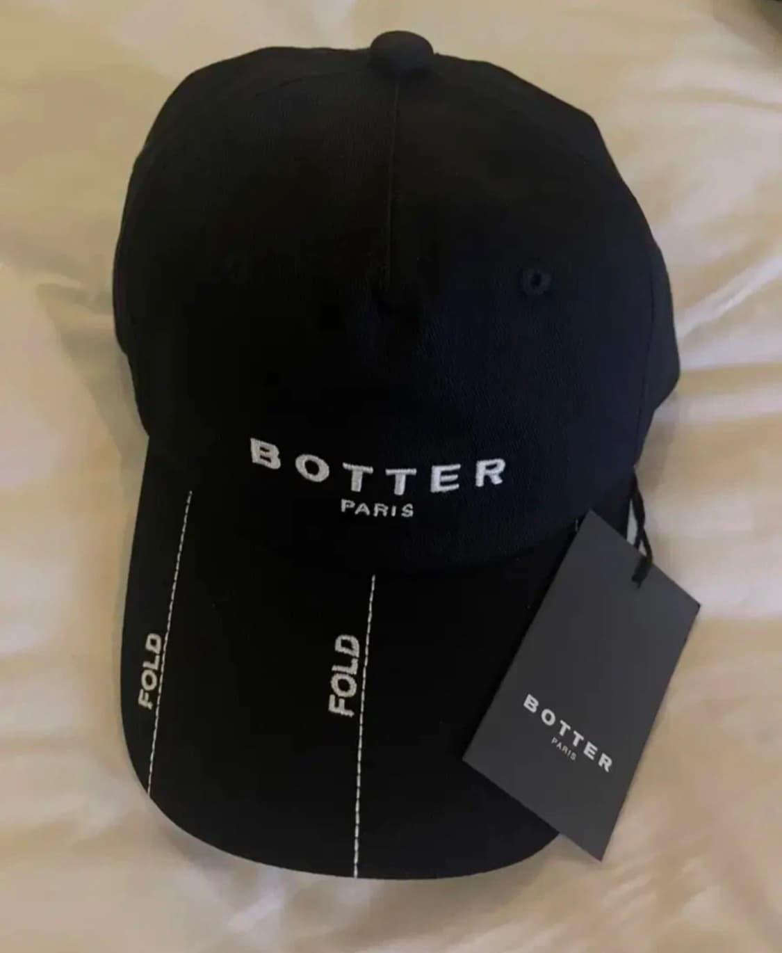 🧢 보터 파리(BOTTER) 폴딩 캡 / 블랙 상품이미지1