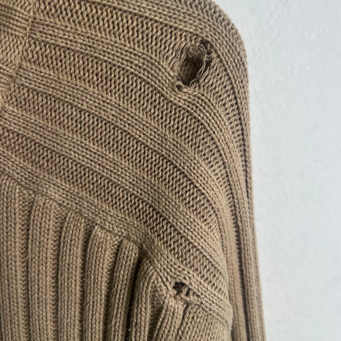 할리데이비슨 베이지 하프 집업 니트 스웨터 S 상품이미지9