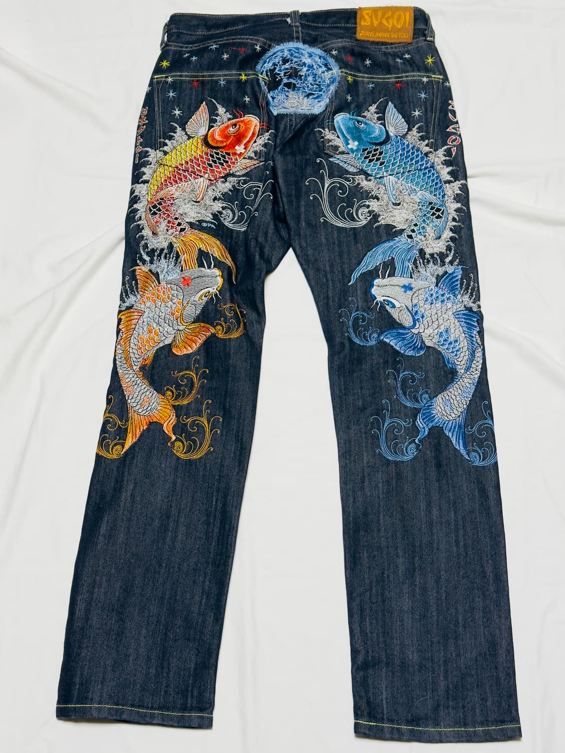 스고이 재팬(Sugoi Japan) 오리엔탈 아카이브 자수 데님 상품이미지1