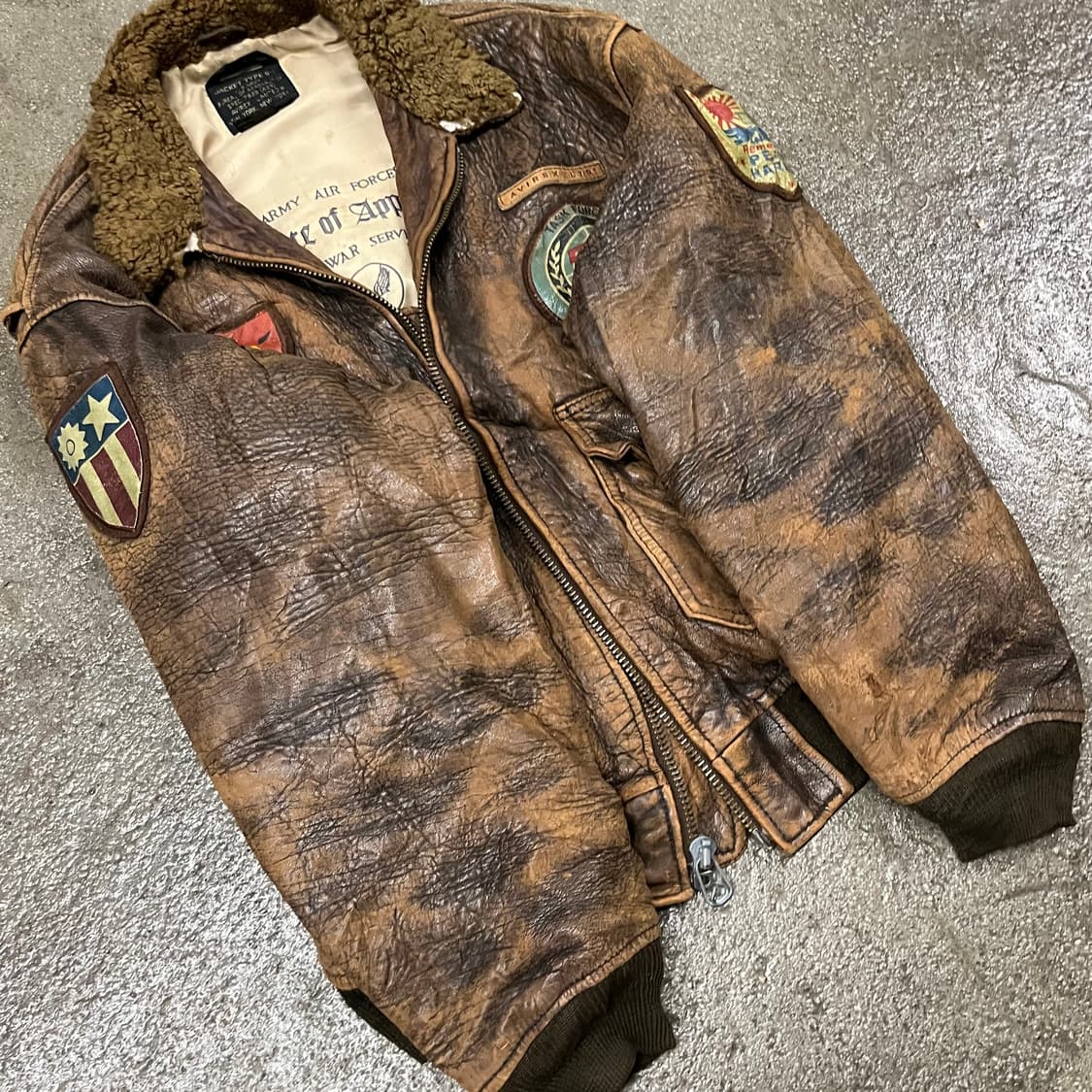 80s 아비렉스 G-1 플라이트 자켓 (105-110) 상품이미지2