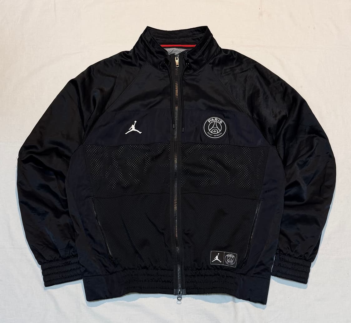 조던 X 파리생제르망 에어수트 져지 자켓 블랙 상품이미지2