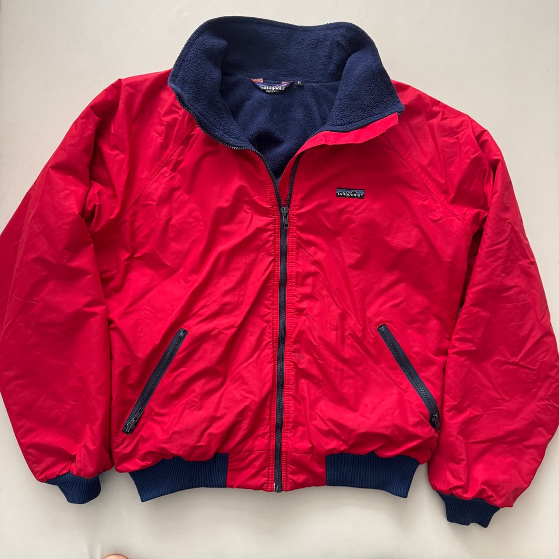 파타고니아 80’s 신칠라 자켓 레드 XL 상품이미지1