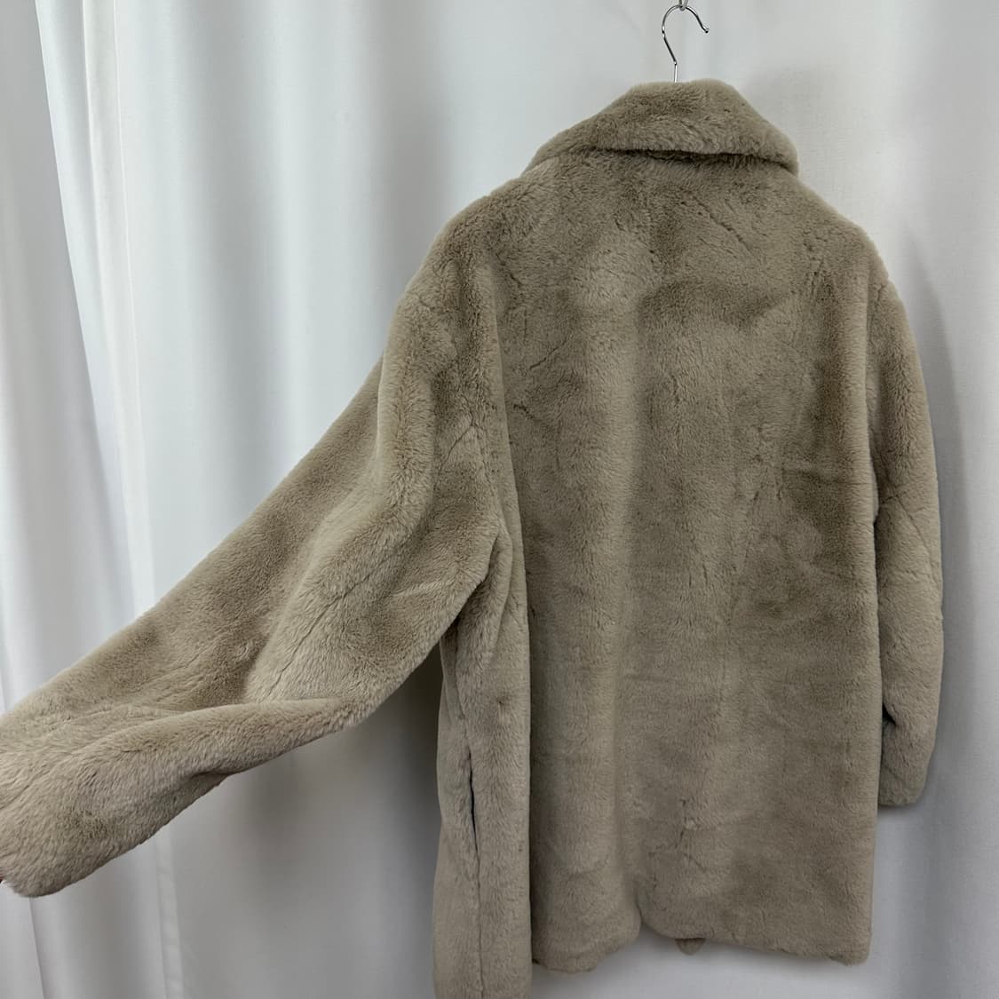  자라 여자 부드러운 퍼자켓 코트 L 상품이미지9