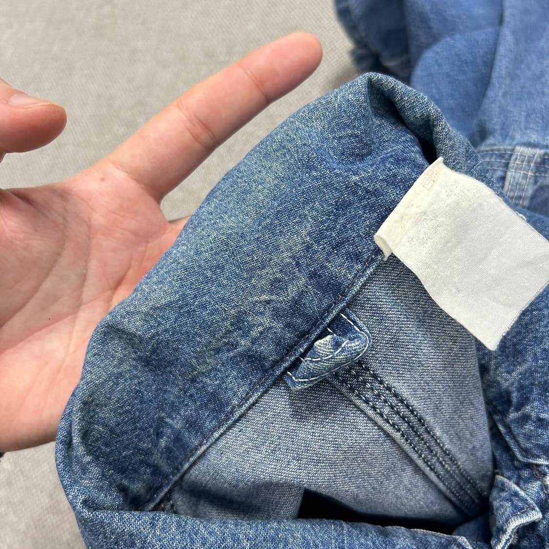 칼하트 USA 데님 커버올 자켓 상품이미지6