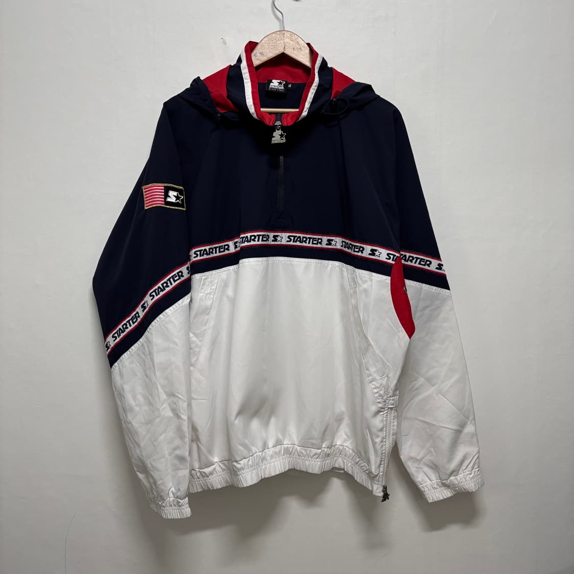 스타터 테잎로고 후디 아노락 상품이미지1