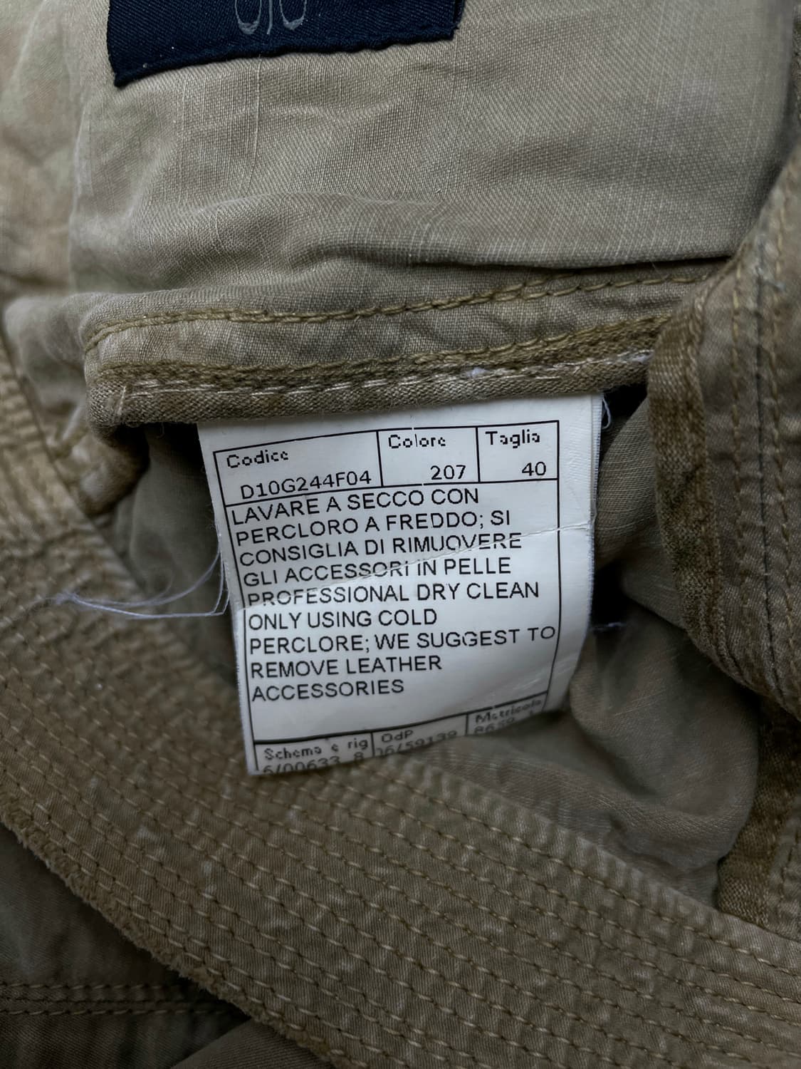 에르만노 설비노 코튼 린넨 믹스 더블 브레스티드 자켓 상품이미지4