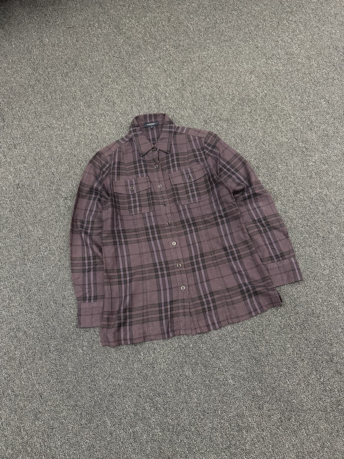 38) 버버리 런던 체크 패턴 긴팔 셔츠 상품이미지1