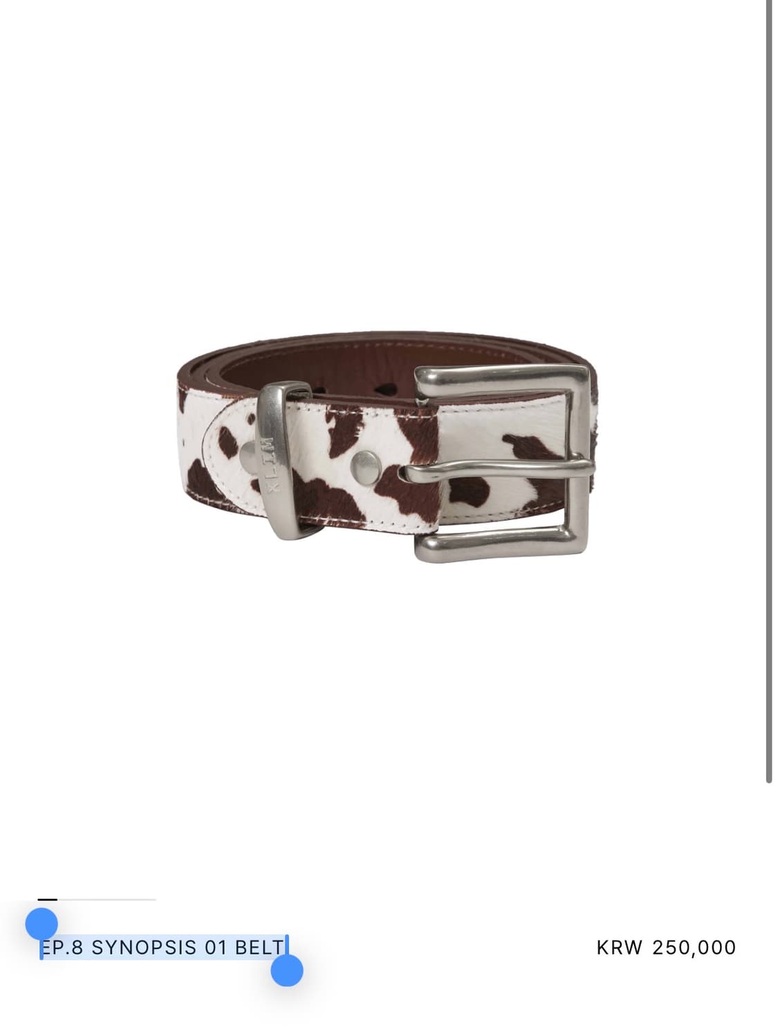 EP.8 SYNOPSIS 01 BELT 상품이미지1