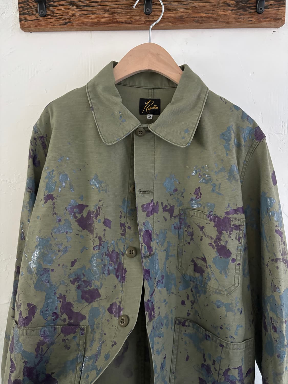 Needles 니들스 커버올 페인팅 셔츠자켓  상품이미지4