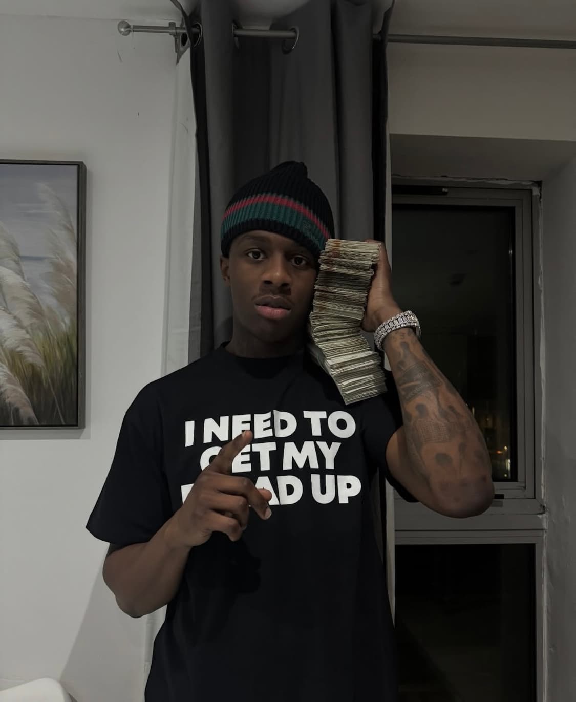 (새상품) I NEED TO GET MY BREAD UP 티셔츠 M 상품이미지1