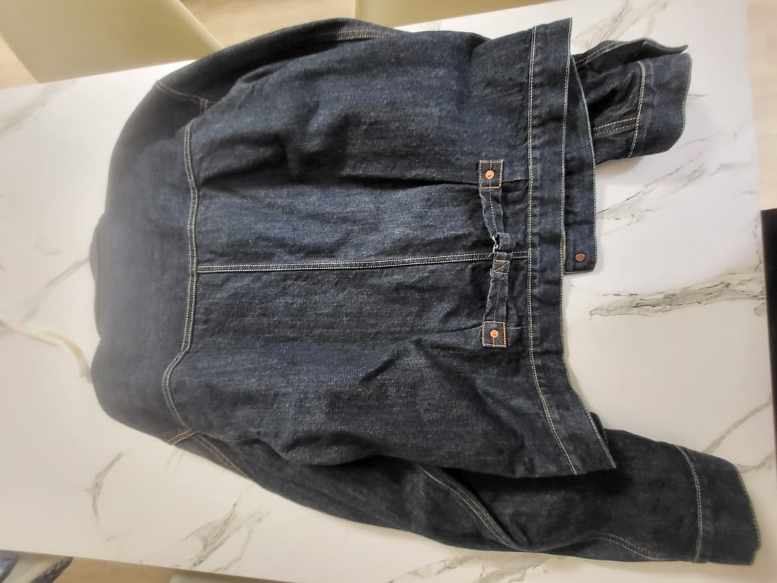 [5] 캐피탈 14온즈 데님 1ST 원 워시 자켓 인디고 상품이미지5