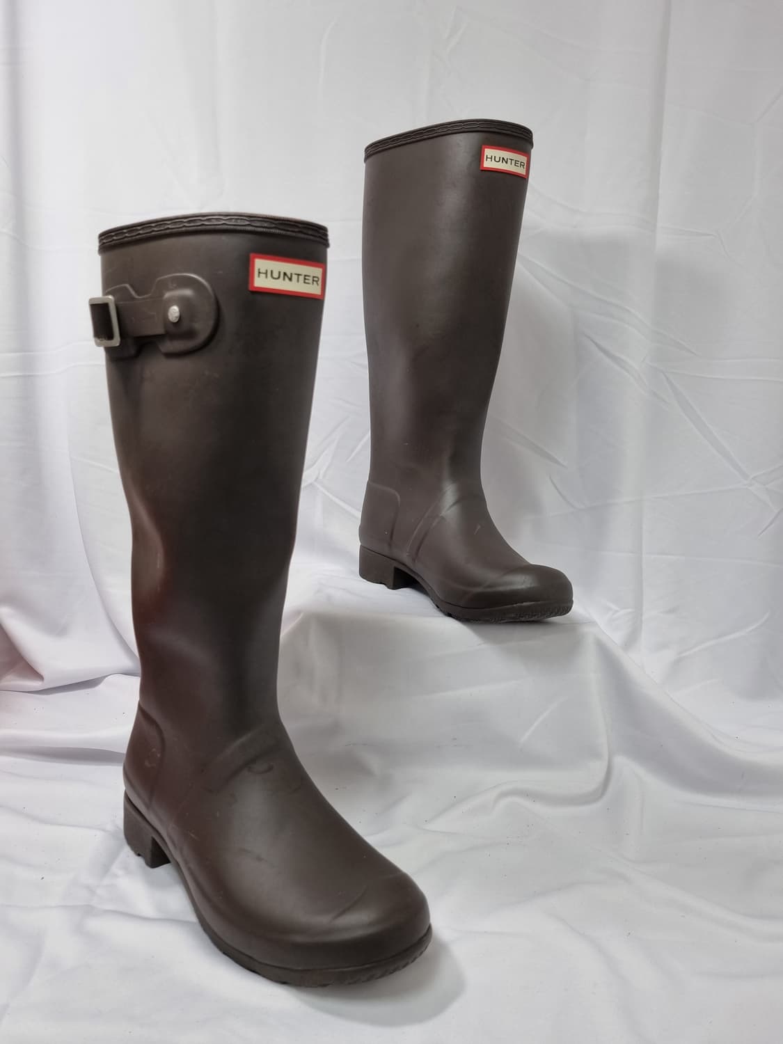 Uk5 240 헌터 롱 레인 부츠 장화 초코릿 브라운 상품이미지4