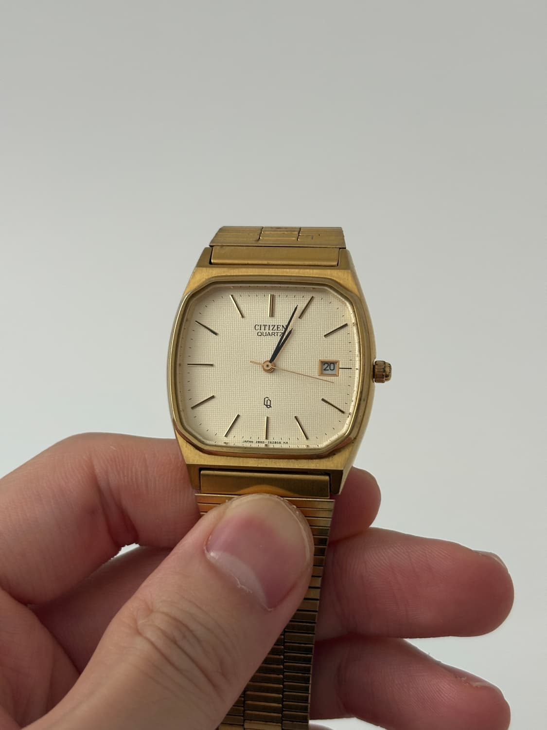 1980s CQ Gold Square Quartz 상품이미지3