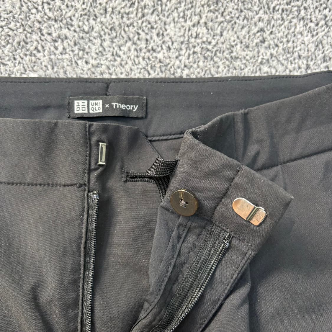 XL 유니클로x띠어리 캐주얼 핀턱 슬랙스 0304J 상품이미지3