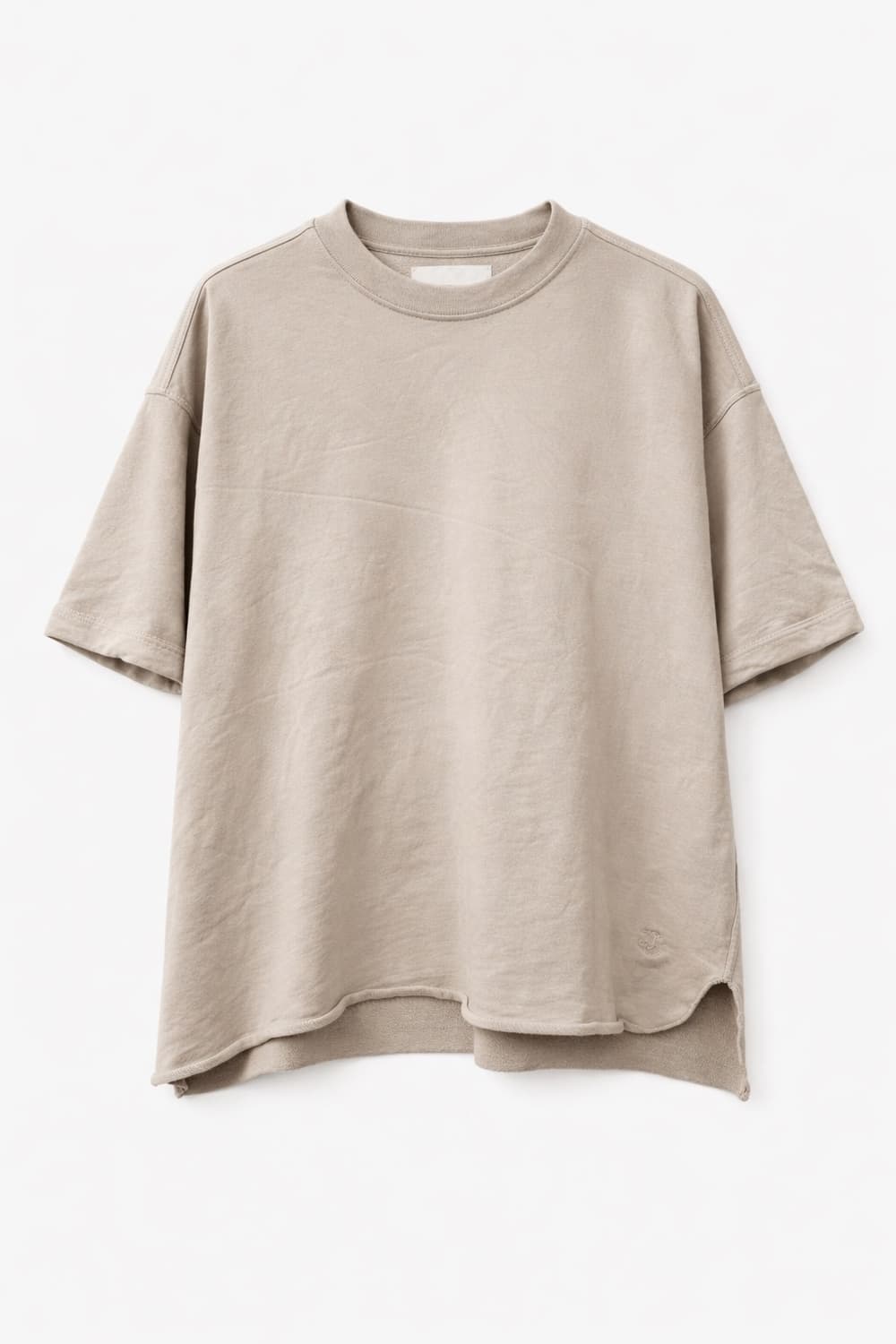 질샌더 베이지 루즈핏 티셔츠 상품이미지1