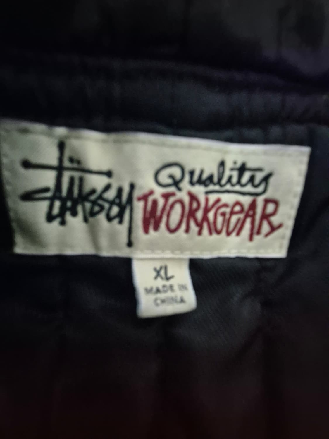 스투시 인슐레이티드 캔버스 워크 자켓 블랙 XL 상품이미지3