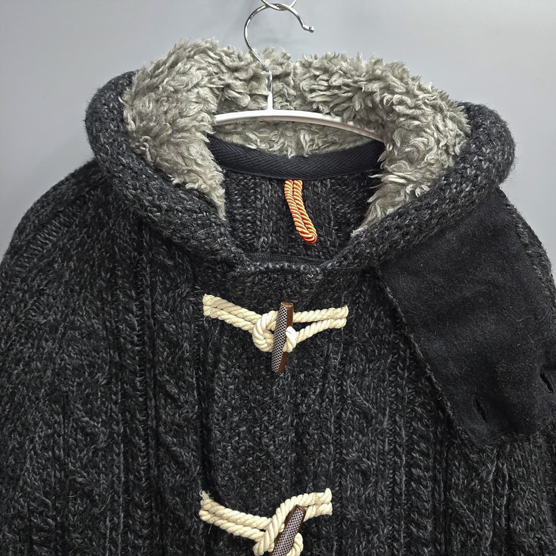 슈퍼드라이(Superdry) 블랙호크 니트 더플 자켓 M 상품이미지2