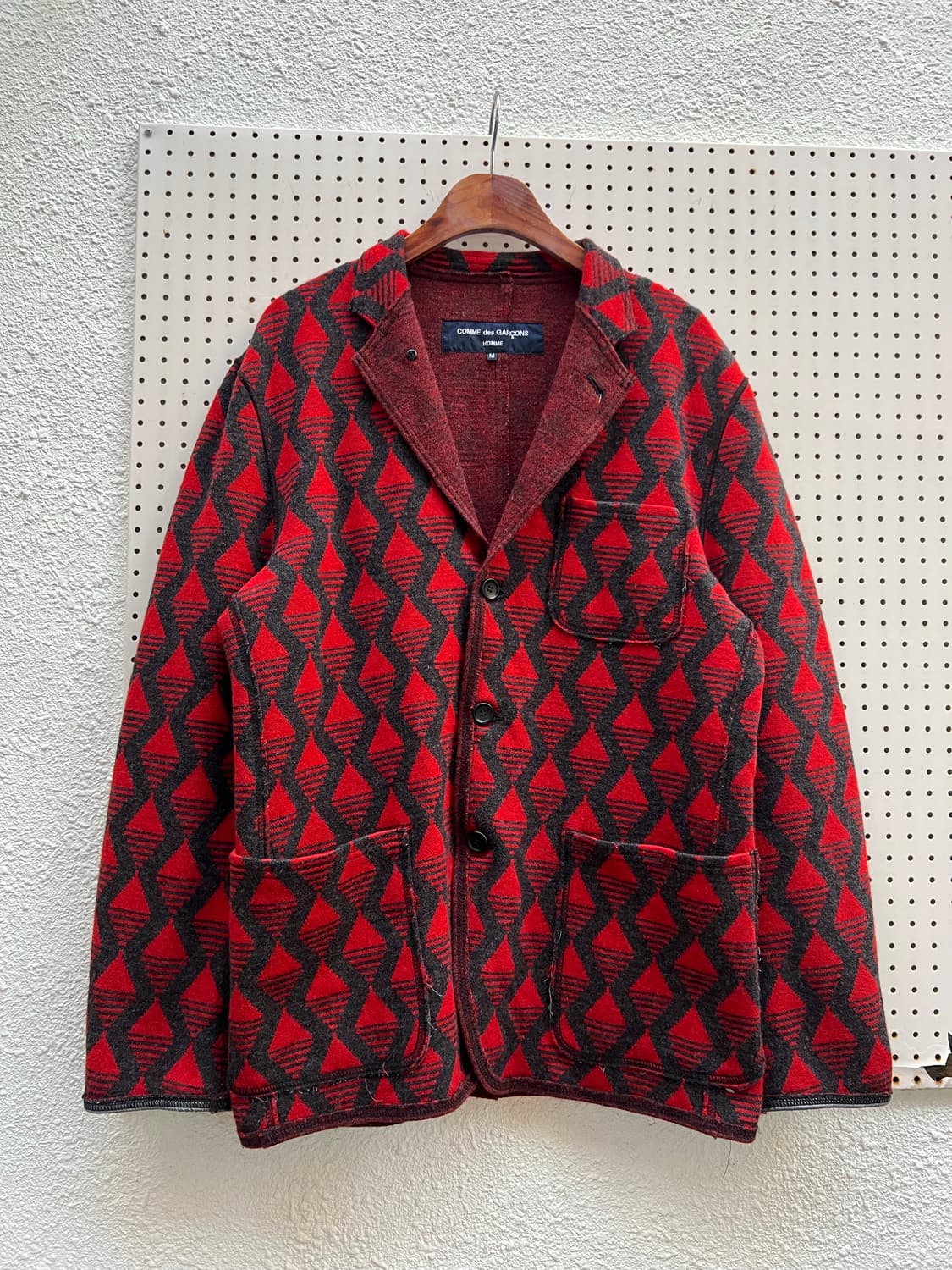 COMME des GARCONS HOMME 꼼데가르송 옴므 울자켓 상품이미지3
