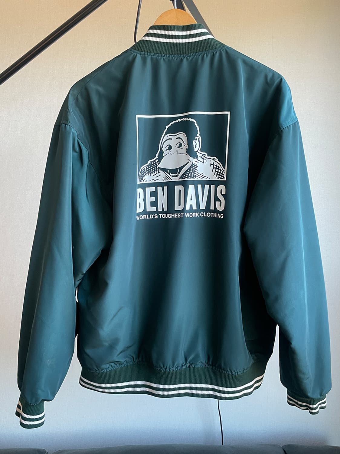 벤 데이비슨 화이트라벨 프린트 블루종 상품이미지6